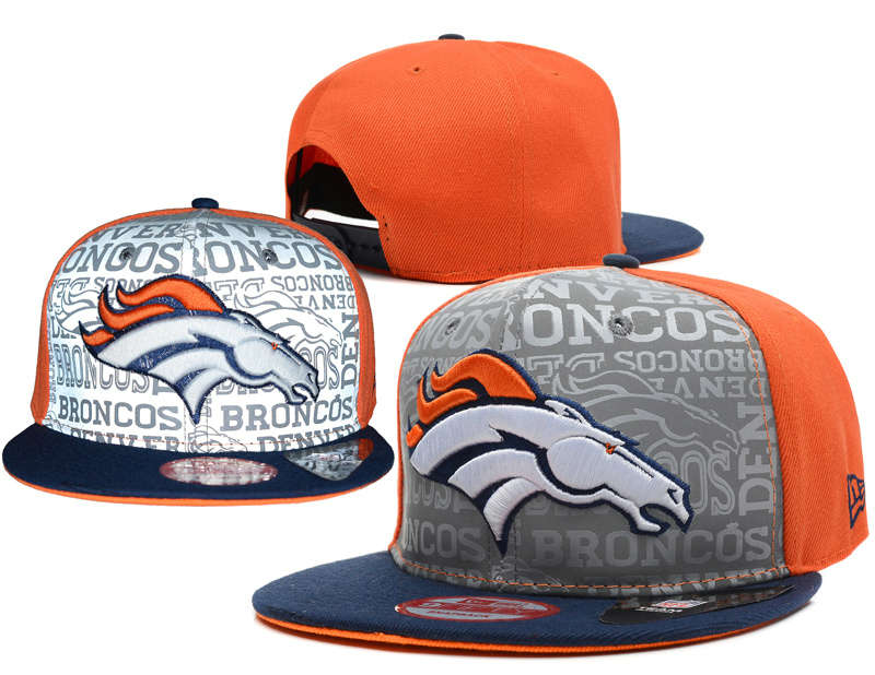 Denver Broncos 2014 Draft Reflective Snapback Hat SD 0613